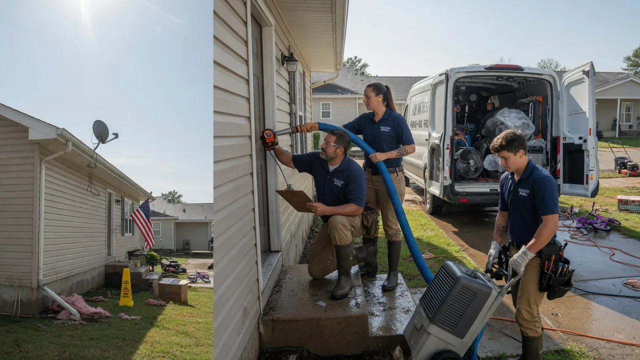 Ceiling Water Damage Restoration in Chesaning, MI near me